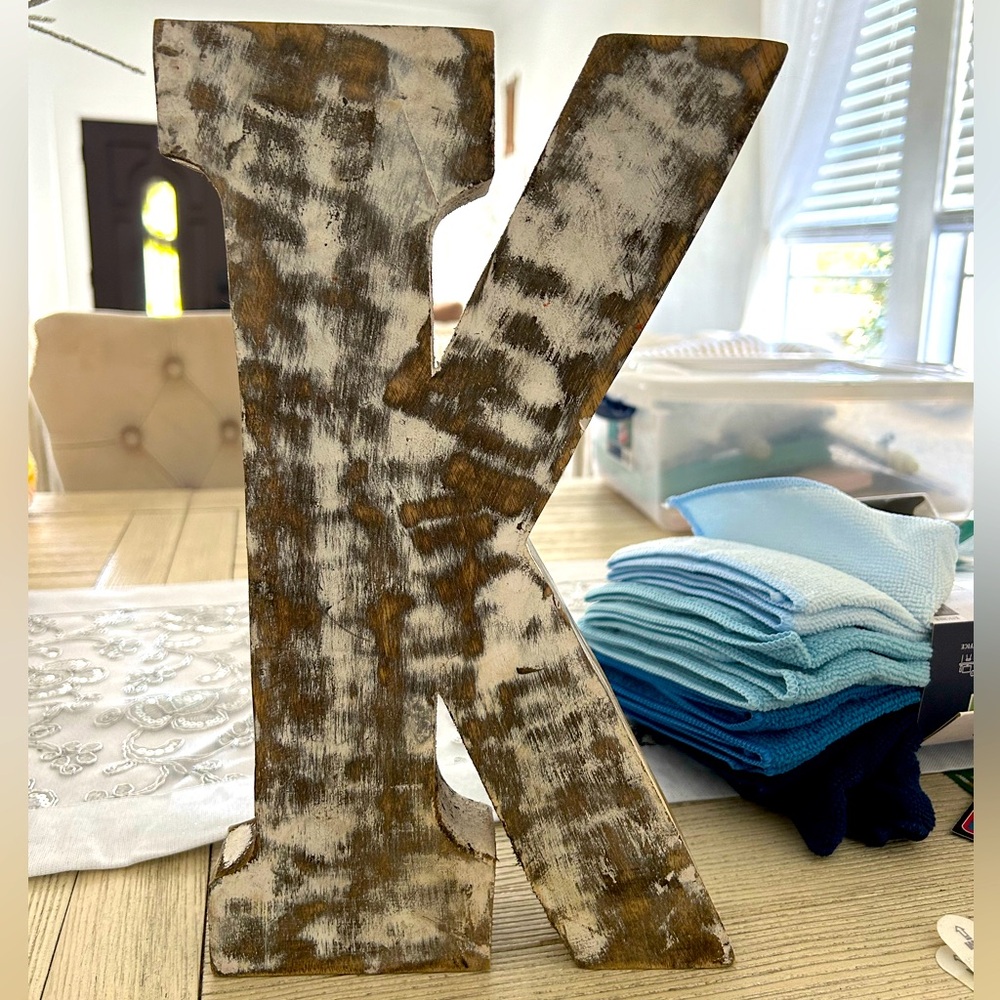 Letter K Home Decor